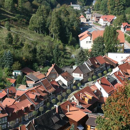 Hotel Garni Weisses Ross Stolberg i. Harz 외부 사진