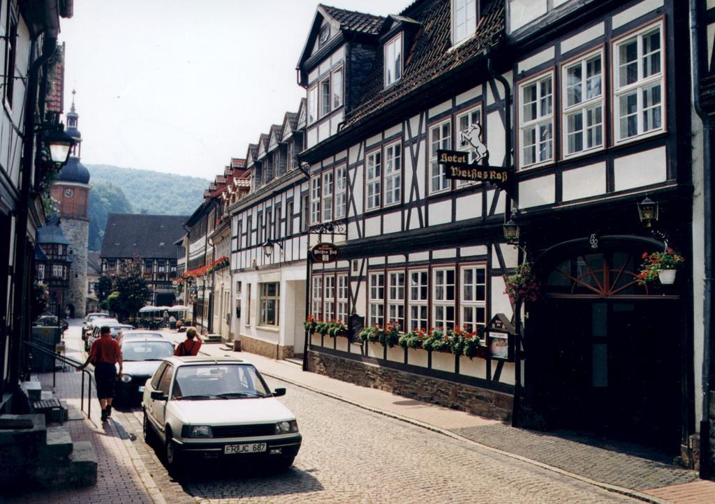 Hotel Garni Weisses Ross Stolberg i. Harz 외부 사진