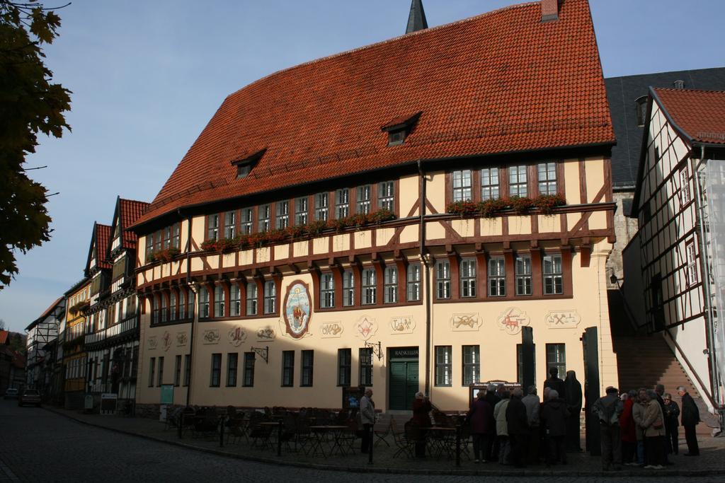 Hotel Garni Weisses Ross Stolberg i. Harz 외부 사진