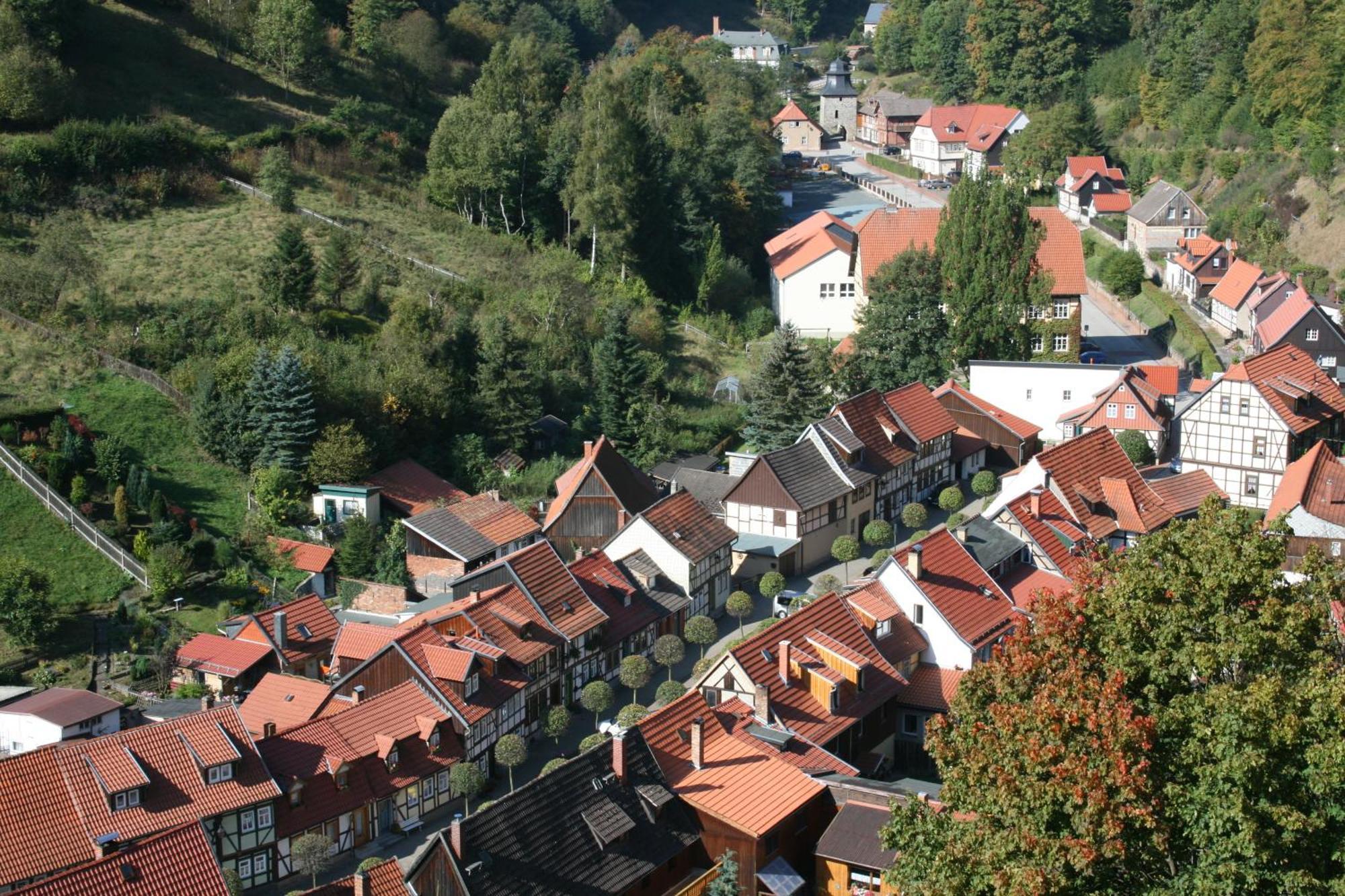 Hotel Garni Weisses Ross Stolberg i. Harz 외부 사진