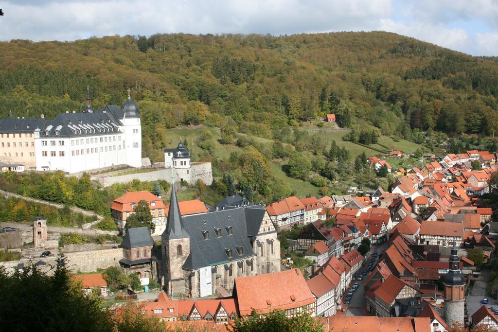 Hotel Garni Weisses Ross Stolberg i. Harz 외부 사진