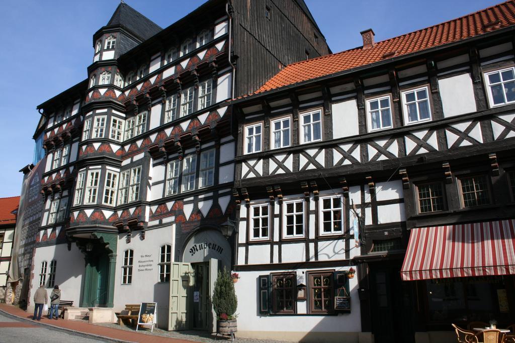Hotel Garni Weisses Ross Stolberg i. Harz 외부 사진