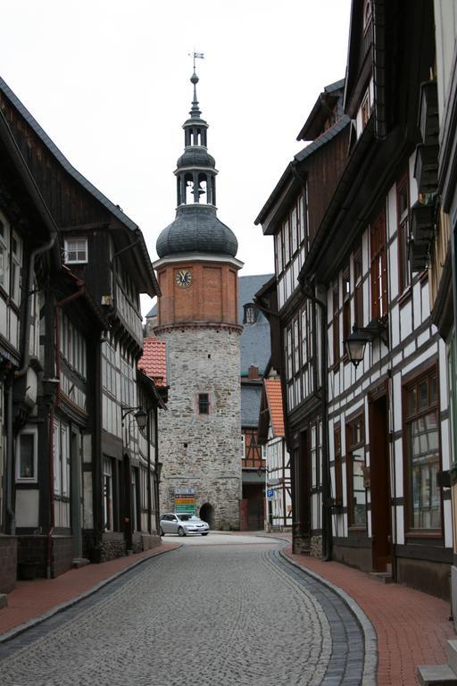 Hotel Garni Weisses Ross Stolberg i. Harz 외부 사진